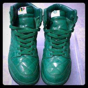 Quilted Patent leather Olympic pack Dunks 10.5